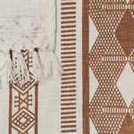 Kuscheldecke JORHAT Baumwolle 130 x 180 cm Beige