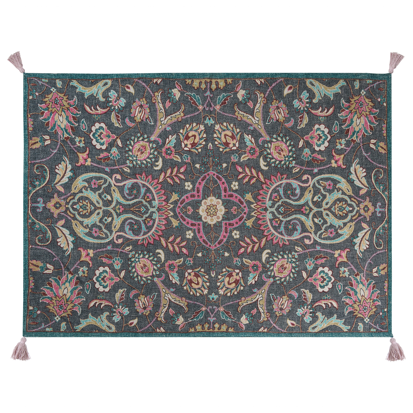 Kuscheldecke DIBRUGARH Baumwolle 130 x 180 cm Bunt