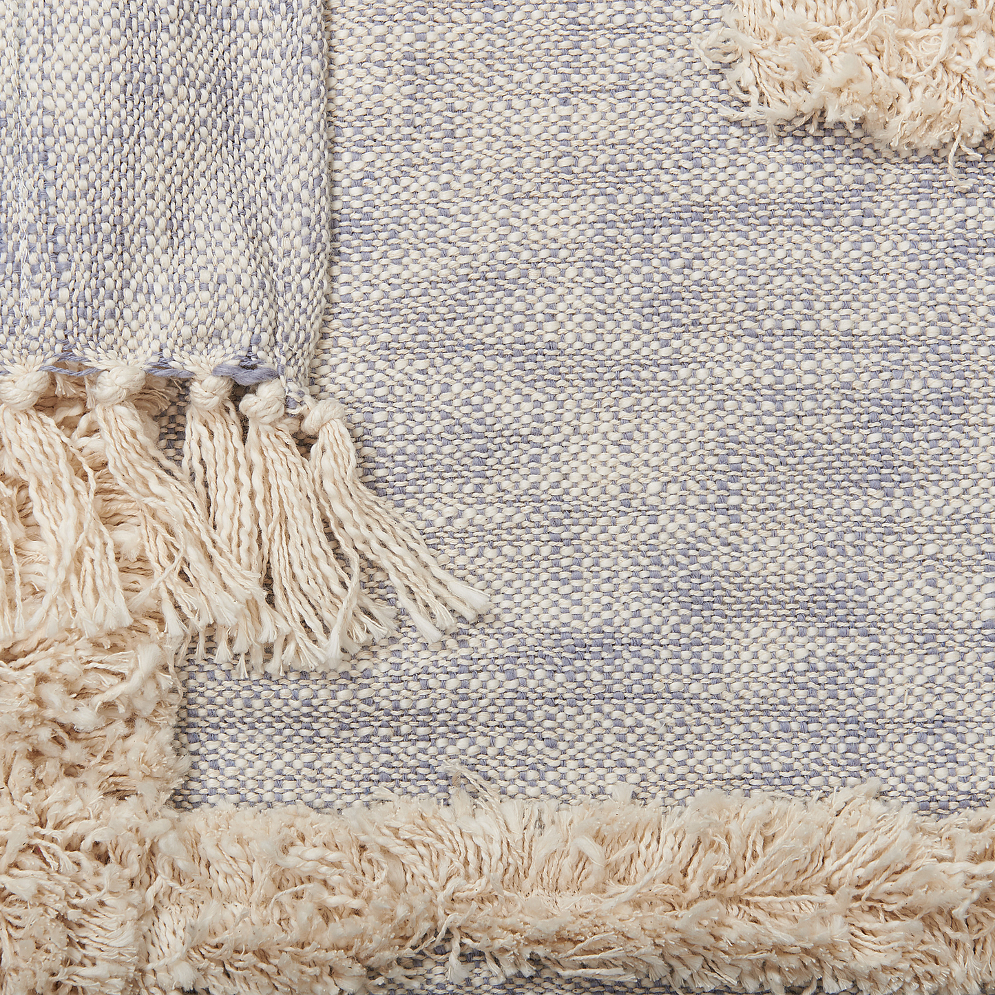 Kuscheldecke HOSPET Baumwolle 130 x 180 cm Grau