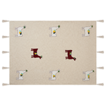 Kuscheldecke DEOGHAR Baumwolle 130 x 180 cm Beige