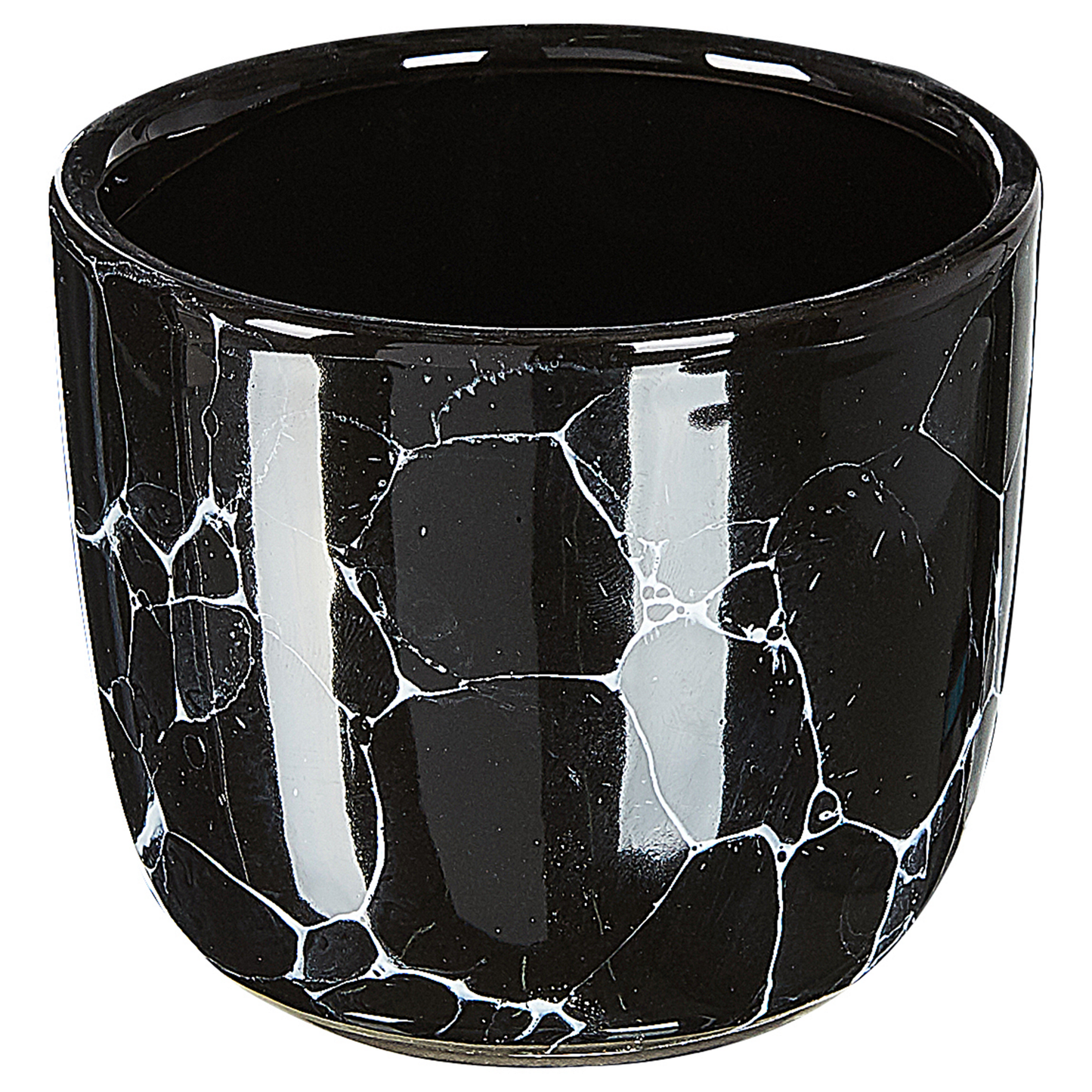Badaccessoires Set 6-teilig PALMILLA Keramik Schwarz