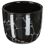 Badaccessoires Set 6-teilig PALMILLA Keramik Schwarz