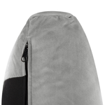 Bett mit Lattenrost Samtstoff MELLE 140 x 200 cm Grau
