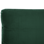 Bett mit Lattenrost Samtstoff MELLE 180 x 200 cm Smaragdgrün