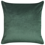Dekokissen 2er Set DAFFODIL Samtstoff 45 x 45 cm Smaragdgrün Blumenmuster