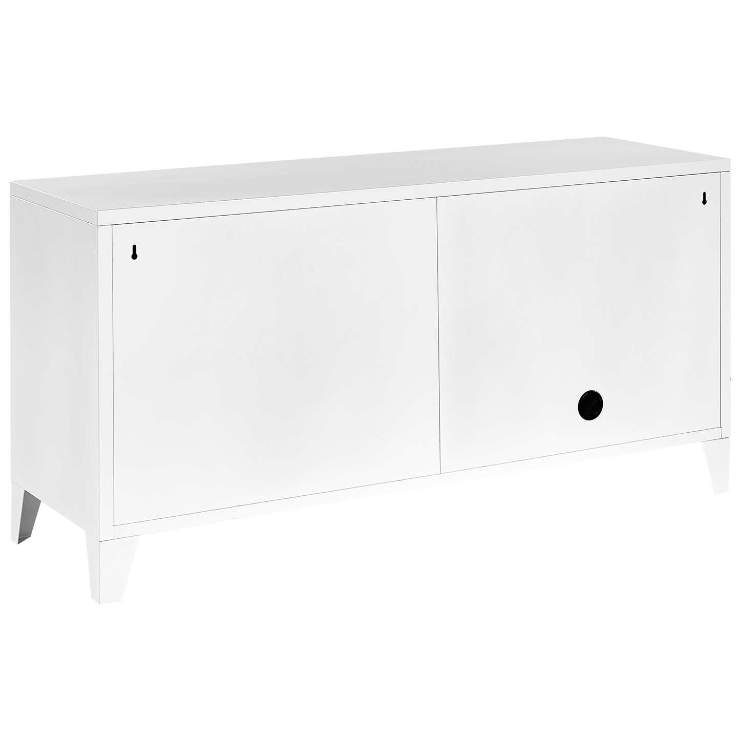 Sideboard Metall weiss 3 Türen CARDIFF