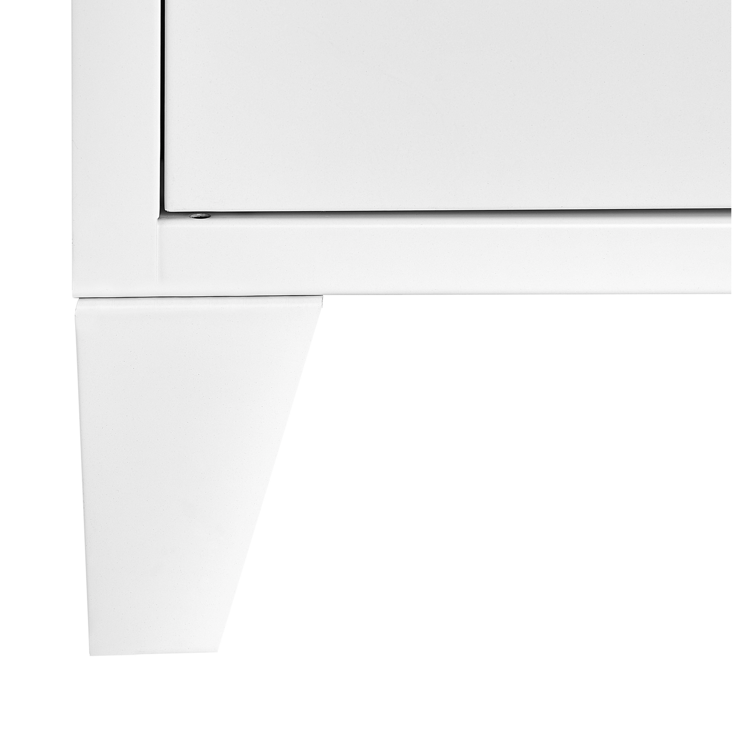Sideboard Metall weiss 3 Türen CARDIFF