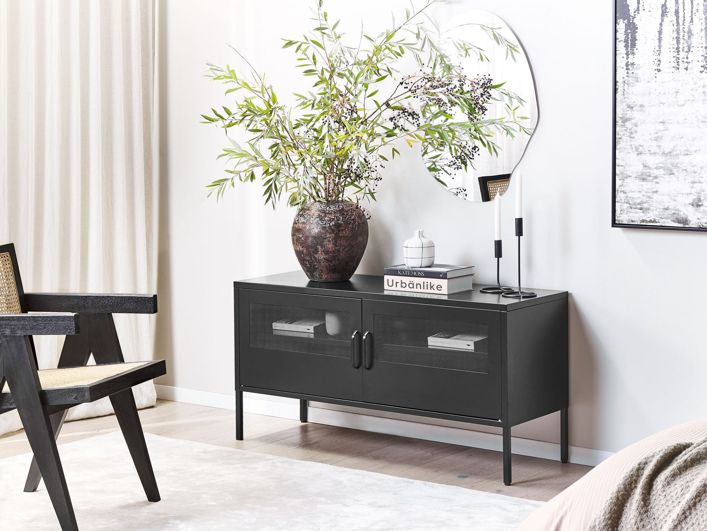 Büroschrank MORLEY Metall Schwarz