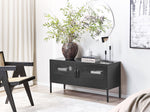 Büroschrank MORLEY Metall Schwarz