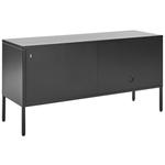 Büroschrank MORLEY Metall Schwarz