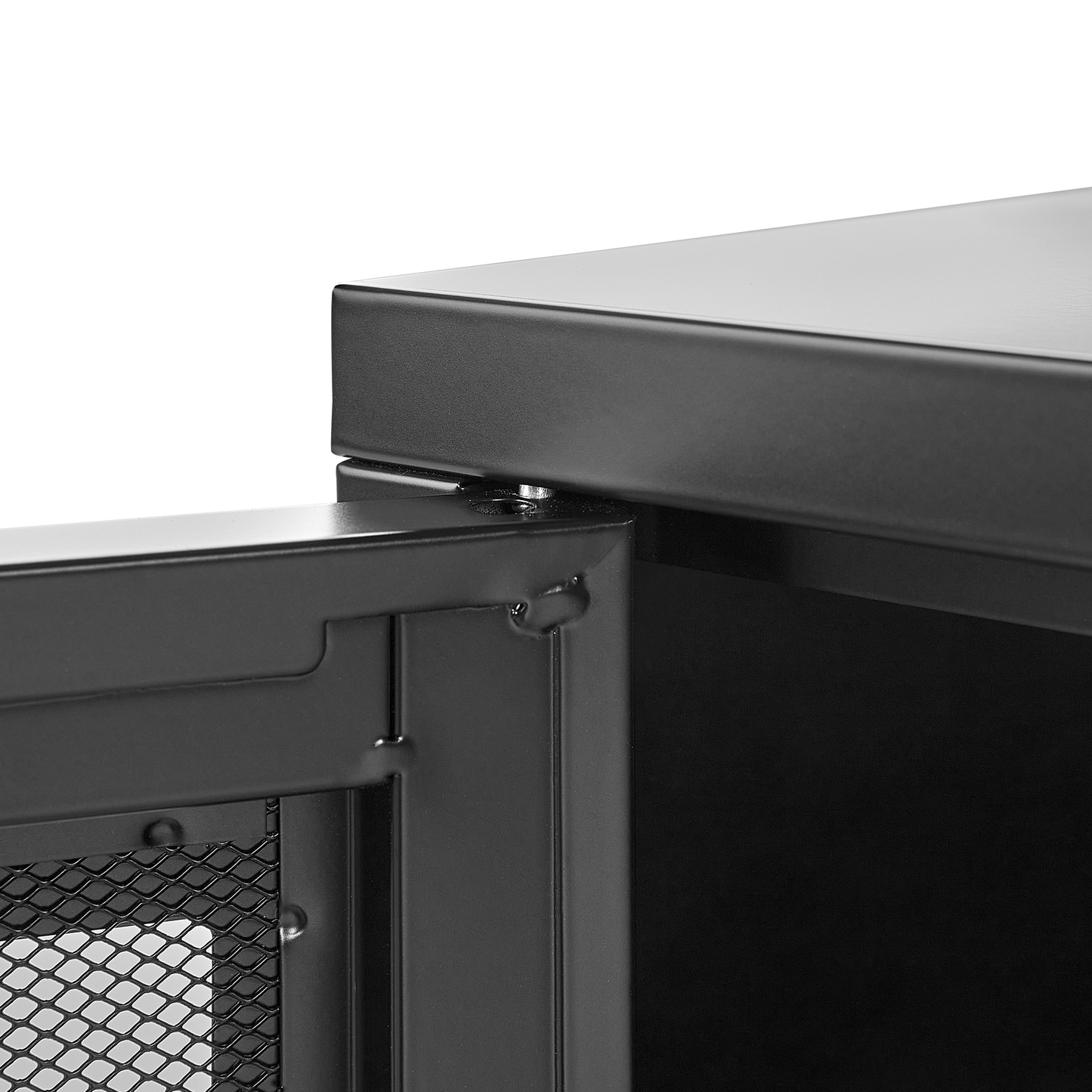 Büroschrank MORLEY Metall Schwarz