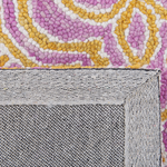 Teppich Wolle mehrfarbig orientalisches Muster 200 x 200 cm Kurzflor AVANOS
