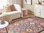 Teppich Wolle mehrfarbig 160 x 230 cm Kurzflor FINIKE