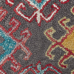 Teppich Wolle mehrfarbig 160 x 230 cm Kurzflor FINIKE