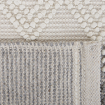 Teppich Wolle beige / grau 200 x 200 cm geometrisches Muster Kurzflor BOZOVA