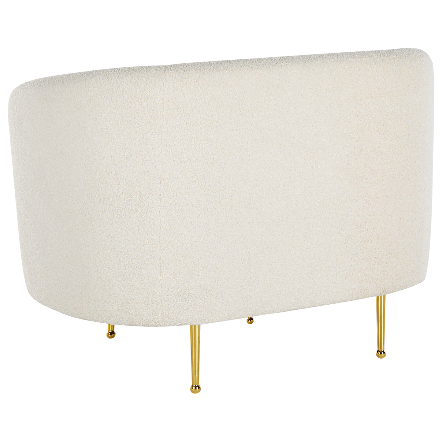 Sessel LOEN Bouclé Weiss