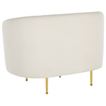 Sessel LOEN Bouclé Weiss