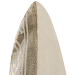 Dekokissen 2er Set OUJDA Baumwolle 50 x 50 cm Gold Geometrisches Muster
