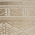 Dekokissen 2er Set OUJDA Baumwolle 50 x 50 cm Gold Geometrisches Muster