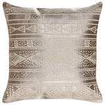 Dekokissen 2er Set OUJDA Baumwolle 50 x 50 cm Roségold Geometrisches Muster