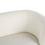 3-Sitzer Sofa Bouclé weiss LOEN