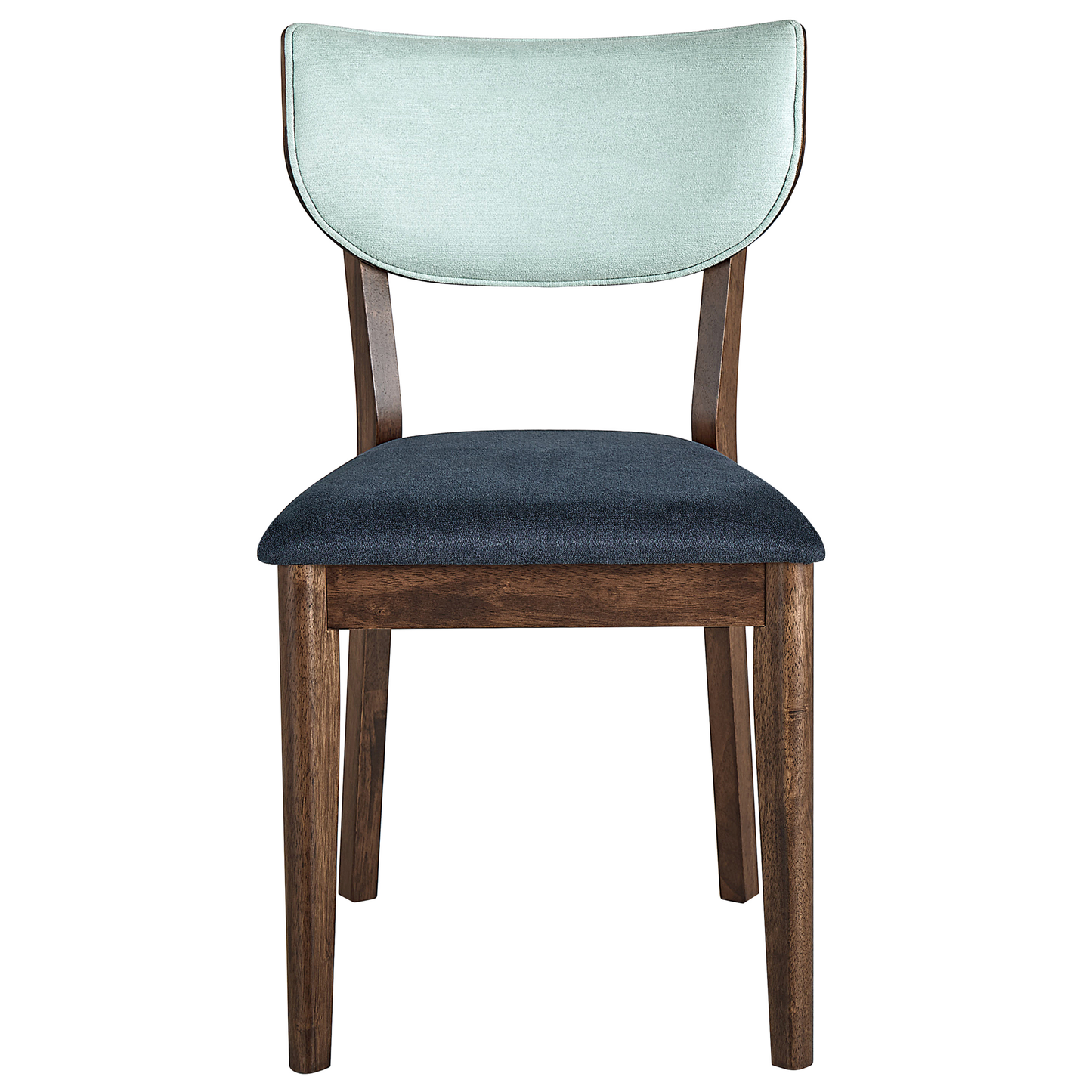 Esszimmerstuhl 2er Set MOKA Holz Dunkelblau