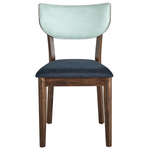 Esszimmerstuhl 2er Set MOKA Holz Dunkelblau