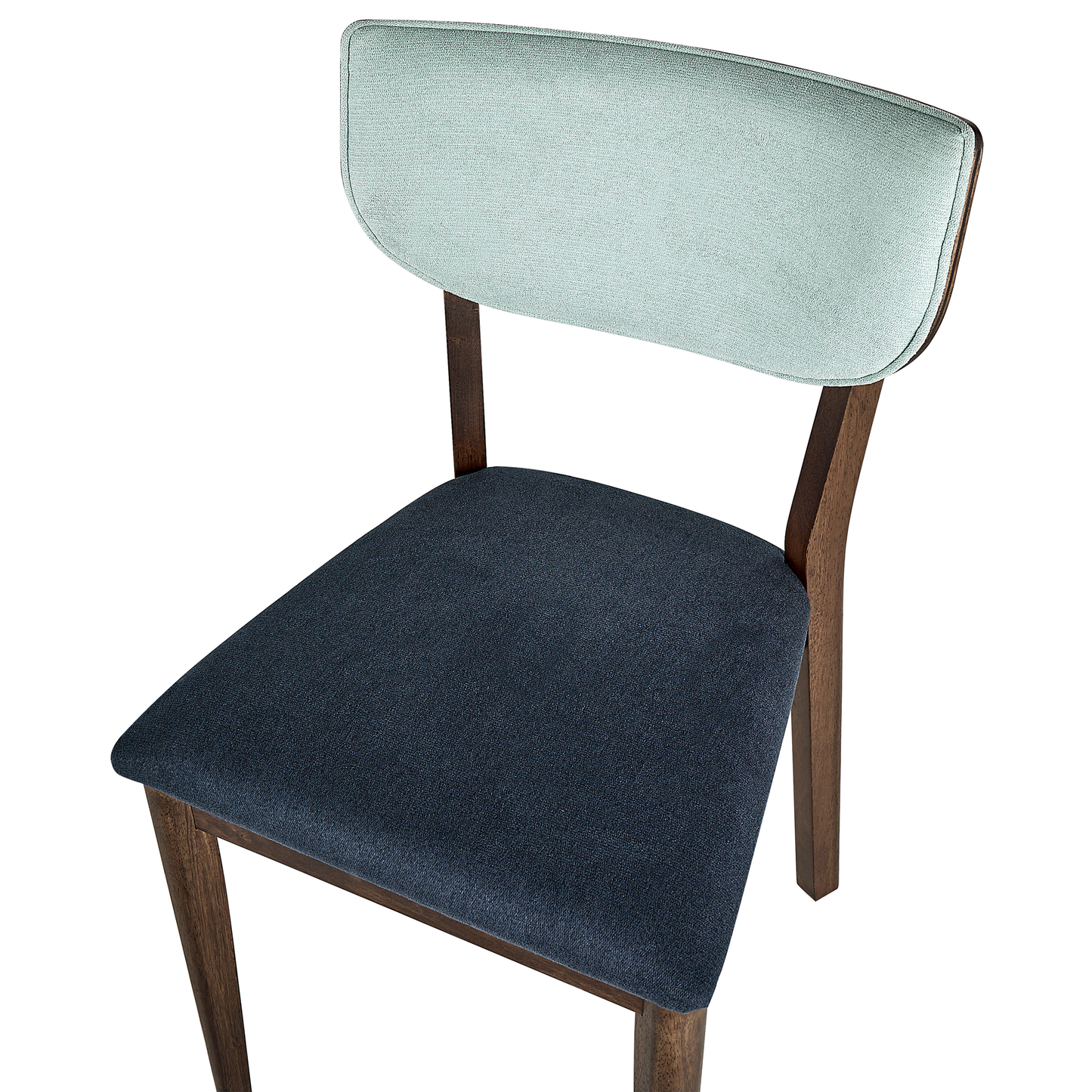 Esszimmerstuhl 2er Set MOKA Holz Dunkelblau