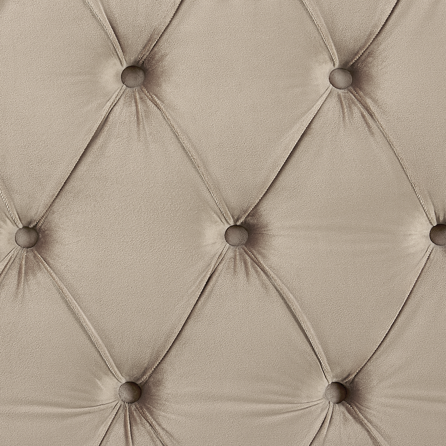 Polsterbett Samtstoff taupe Lattenrost 160 x 200 cm AYETTE