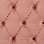 Bett mit Lattenrost Samtstoff AYETTE 160 x 200 cm Rosa