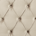 Bett mit Lattenrost Samtstoff AYETTE 140 x 200 cm Beige