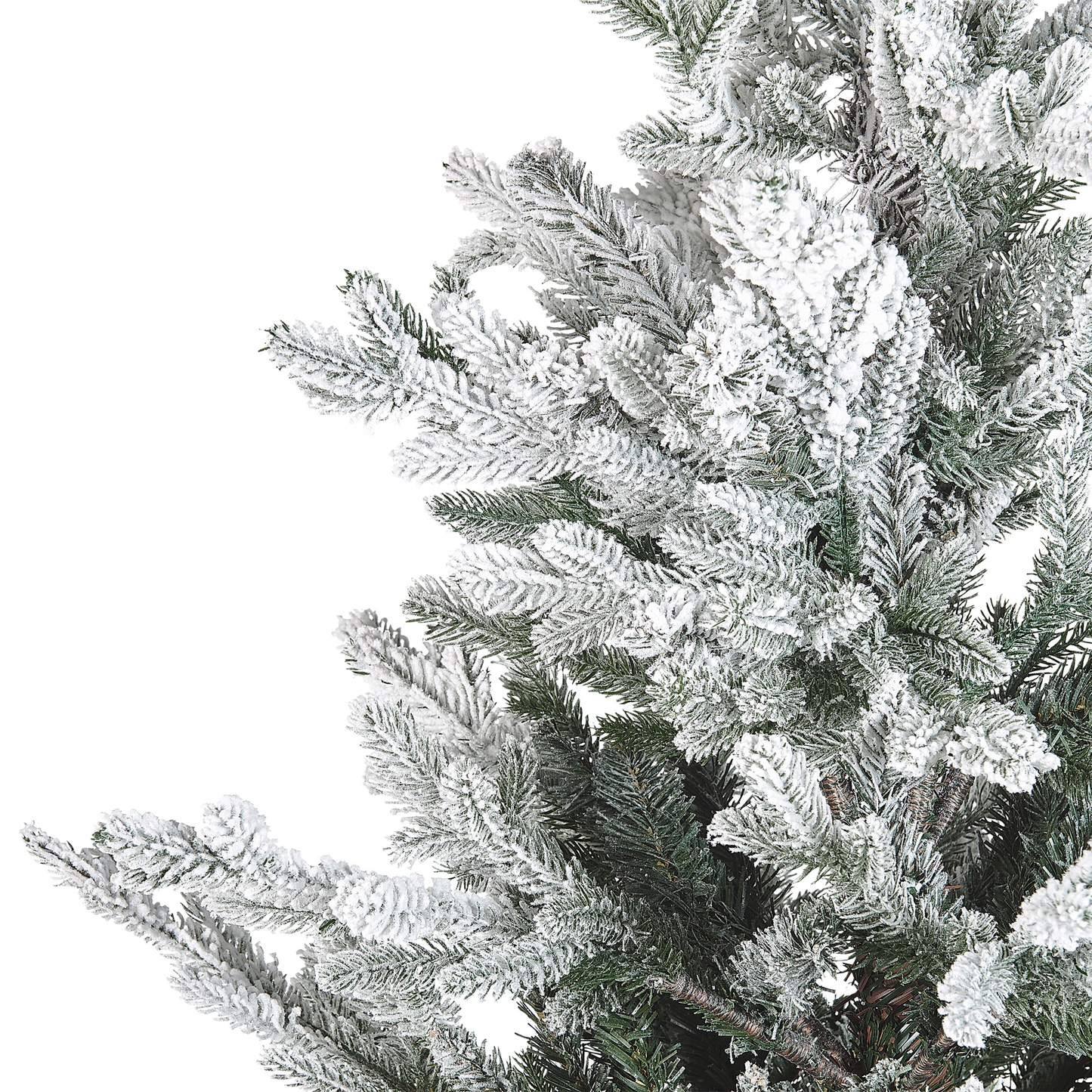 Künstlicher Weihnachtsbaum schneebedeckt 180 cm weiss BRISCO
