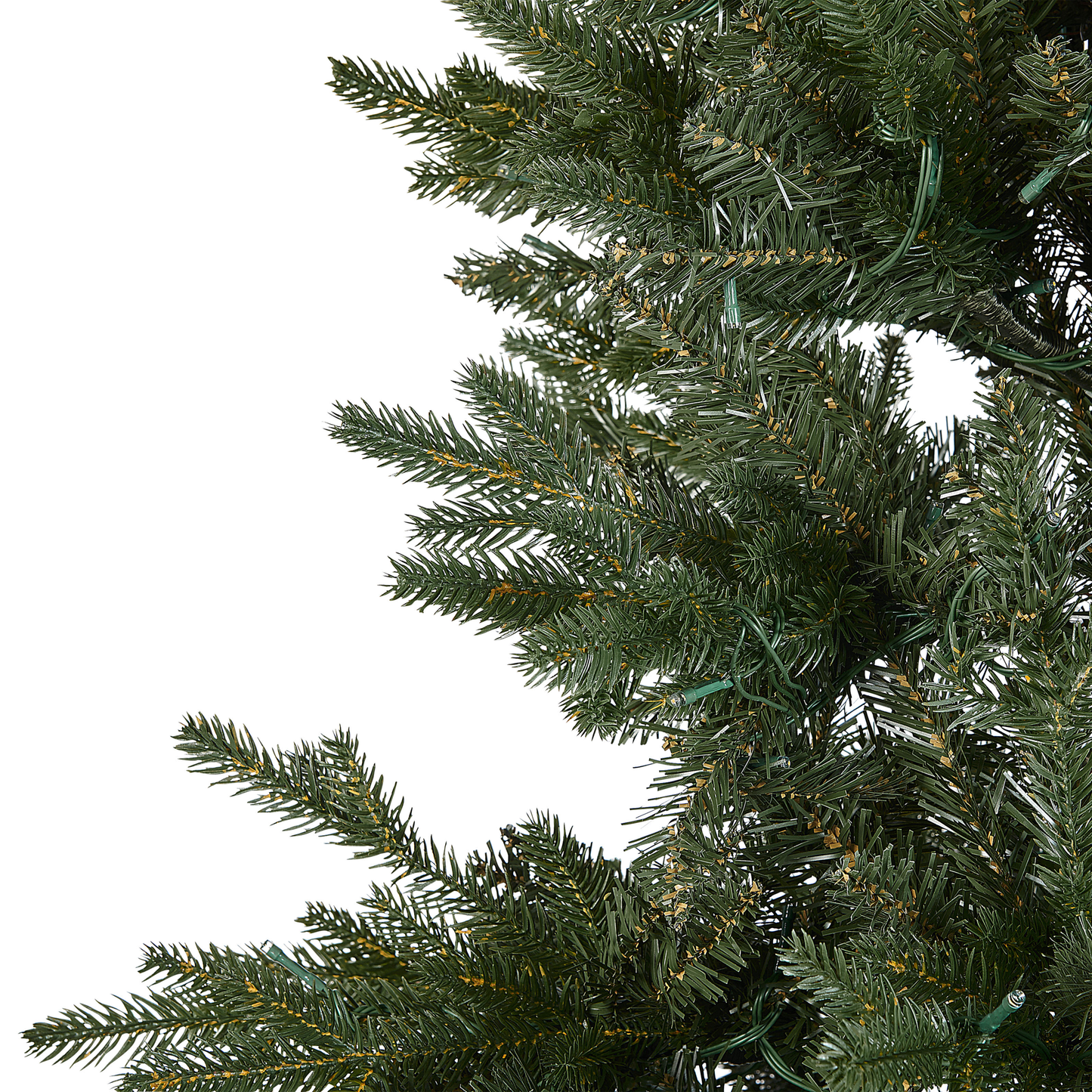 Künstlicher Weihnachtsbaum mit LED Beleuchtung 180 cm grün FIDDLE