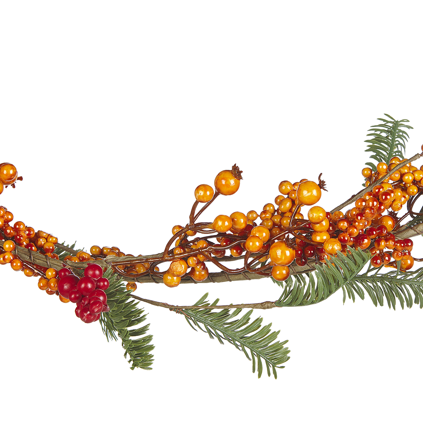 Girlande 150 cm OURENSE 7 cm Rot