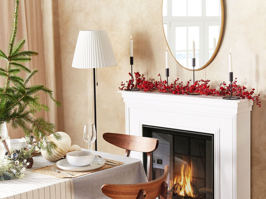 Weihnachtsgirlande rot mit Beeren 150 cm TARIFA