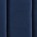 Bett mit Lattenrost Samtstoff VILLETTE 180 x 200 cm Marineblau