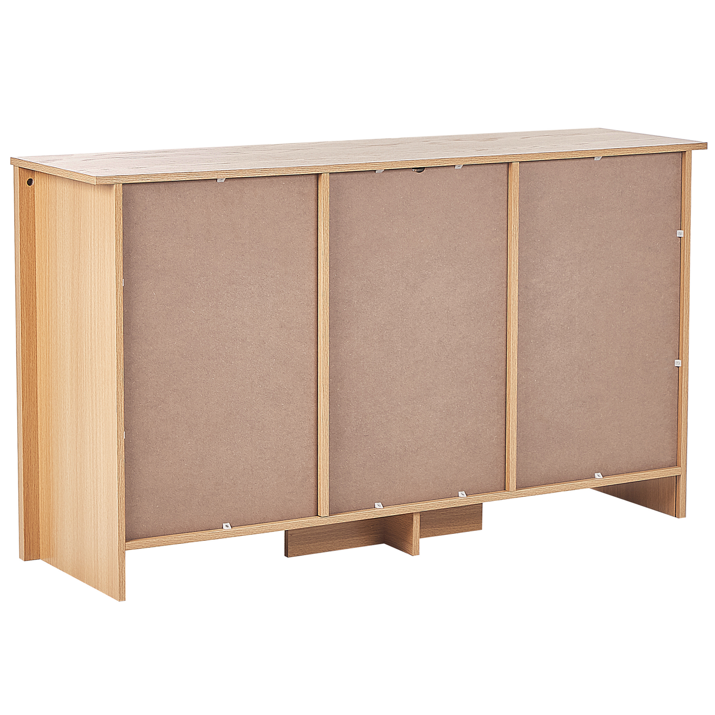 Sideboard mit 2 Türen LANSIN 80 cm Hellbraun