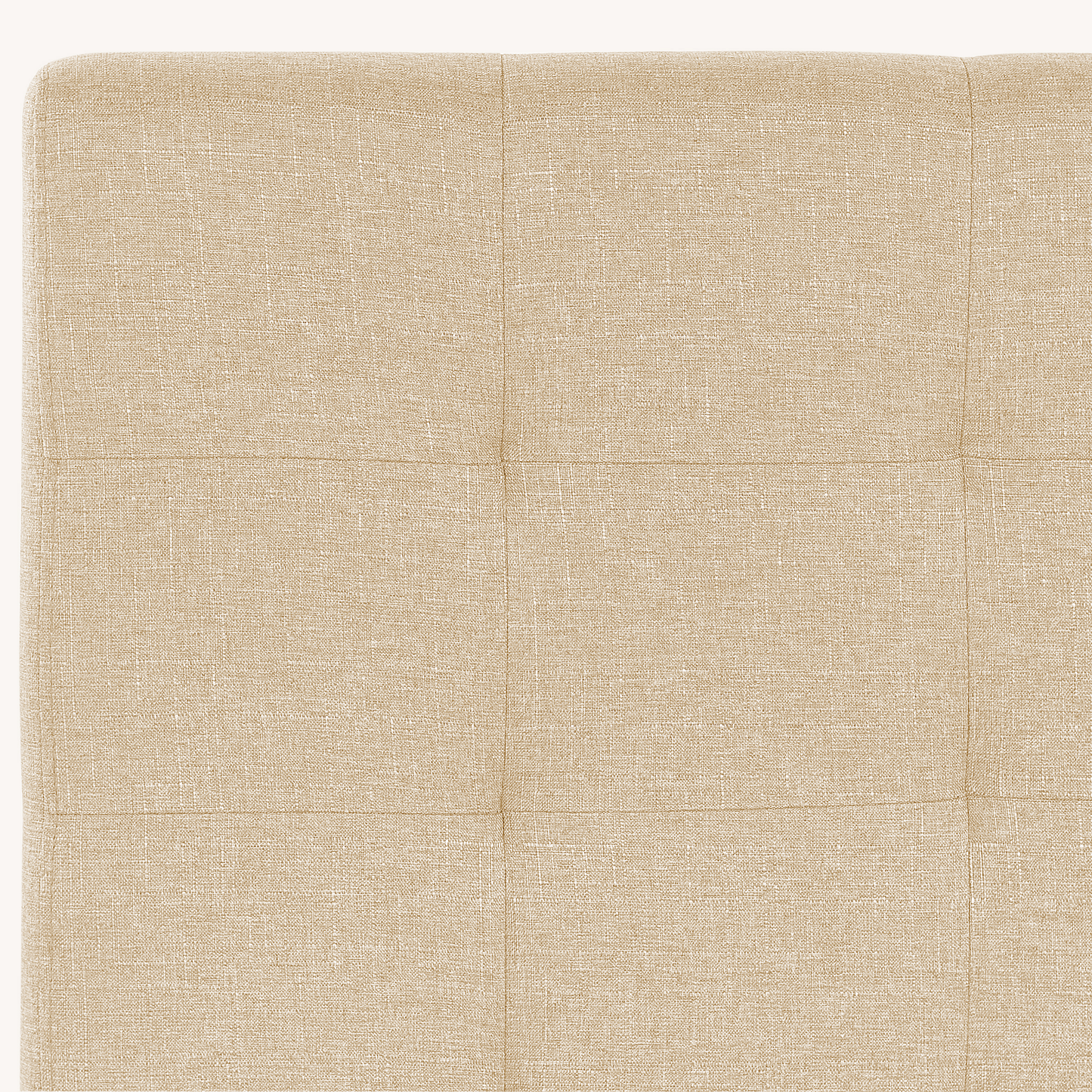 Bett mit Lattenrost Stoff LA ROCHELLE 180 x 200 cm Beige