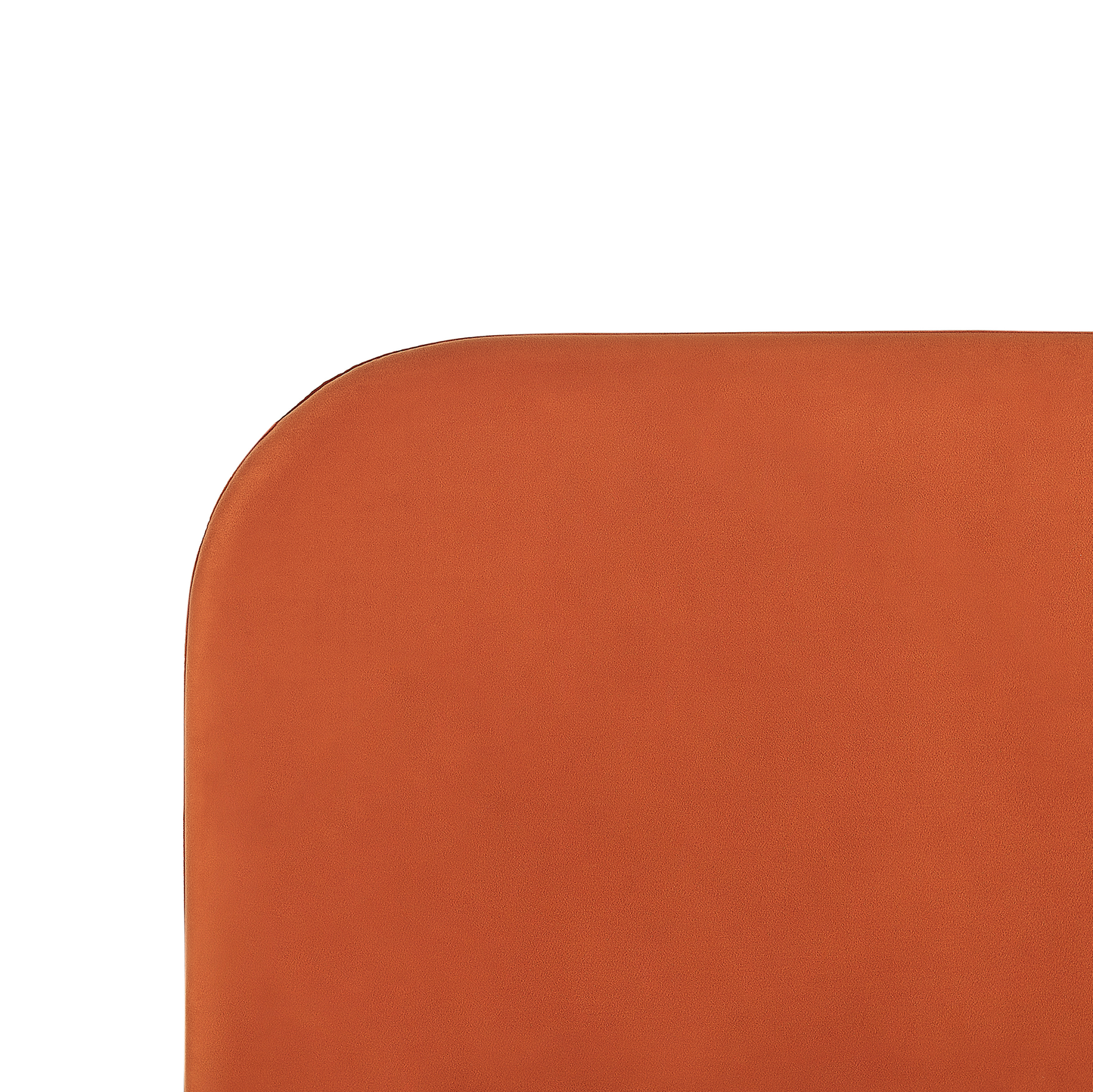 Bett mit Lattenrost Samtstoff FLAYAT 160 x 200 cm Orange
