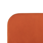 Bett mit Lattenrost Samtstoff FLAYAT 160 x 200 cm Orange