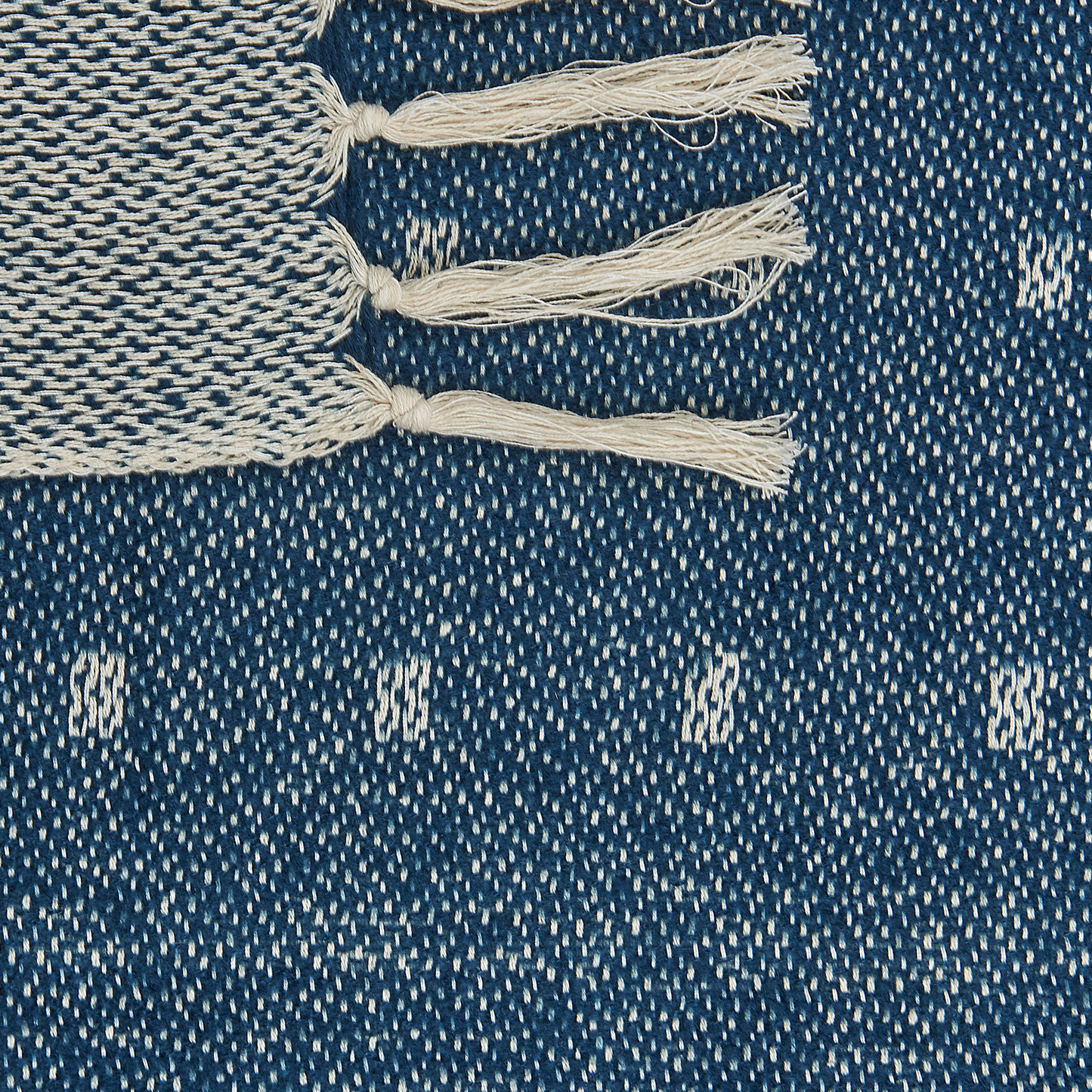 Kuscheldecke TAARI Baumwolle 130 x 170 cm Blaugrün