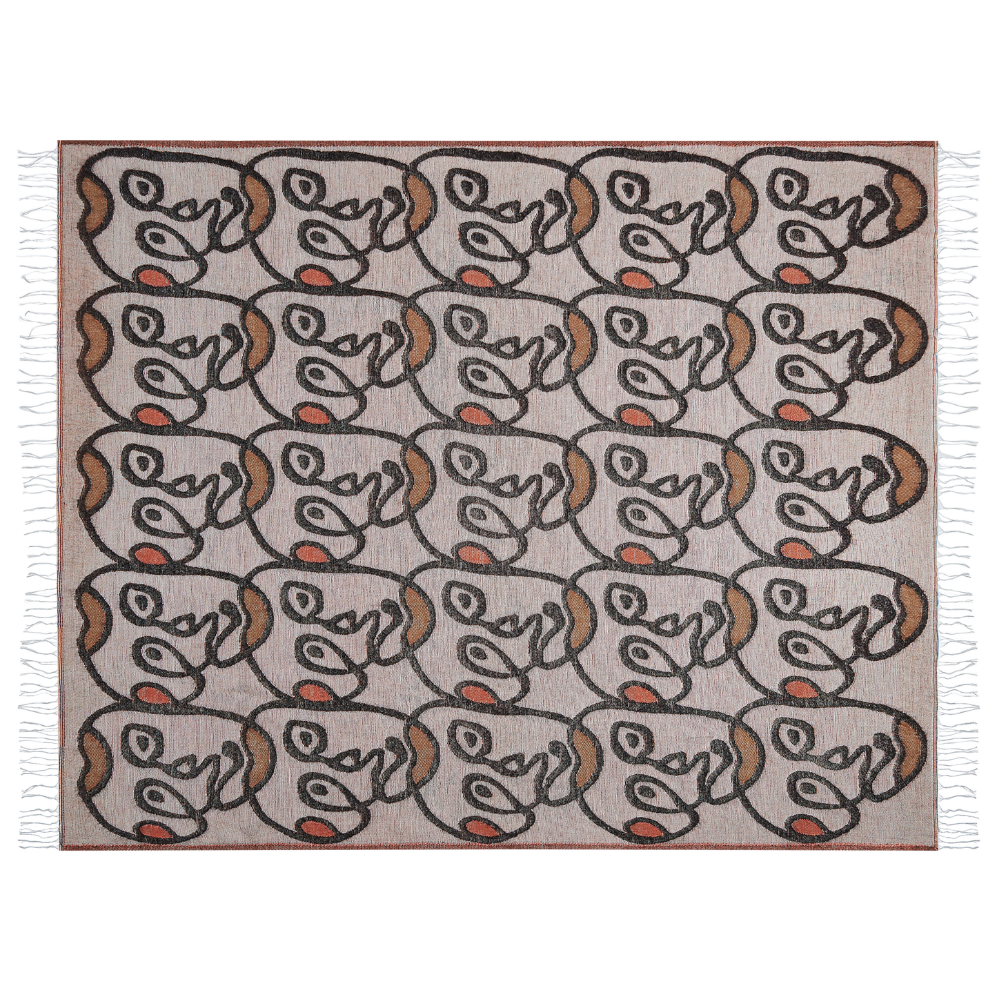 Kuscheldecke BARBOT 130 x 170 cm Bunt