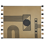 Kuscheldecke THAPREK Stoff 130 x 170 cm Beige