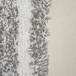 Dekokissen HELICONIA Baumwolle 45 x 45 cm Beige Streifenmuster