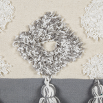 Dekokissen 2er Set ALOCASIA Baumwolle 45 x 45 cm Beige Geometrisches Muster