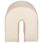 Pouf Samtstoff beige 35 x 42 x 42 cm MODOC