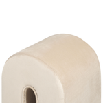 Pouf Samtstoff beige 35 x 42 x 42 cm MODOC