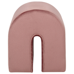 Pouf Samtstoff rosa 35 x 42 x 42 cm MODOC