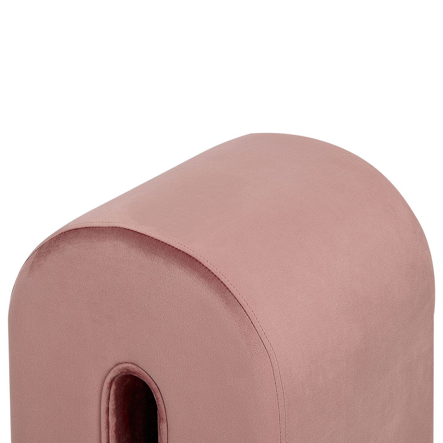 Pouf Samtstoff rosa 35 x 42 x 42 cm MODOC