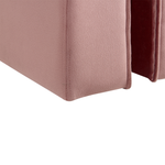 Pouf Samtstoff rosa 35 x 42 x 42 cm MODOC